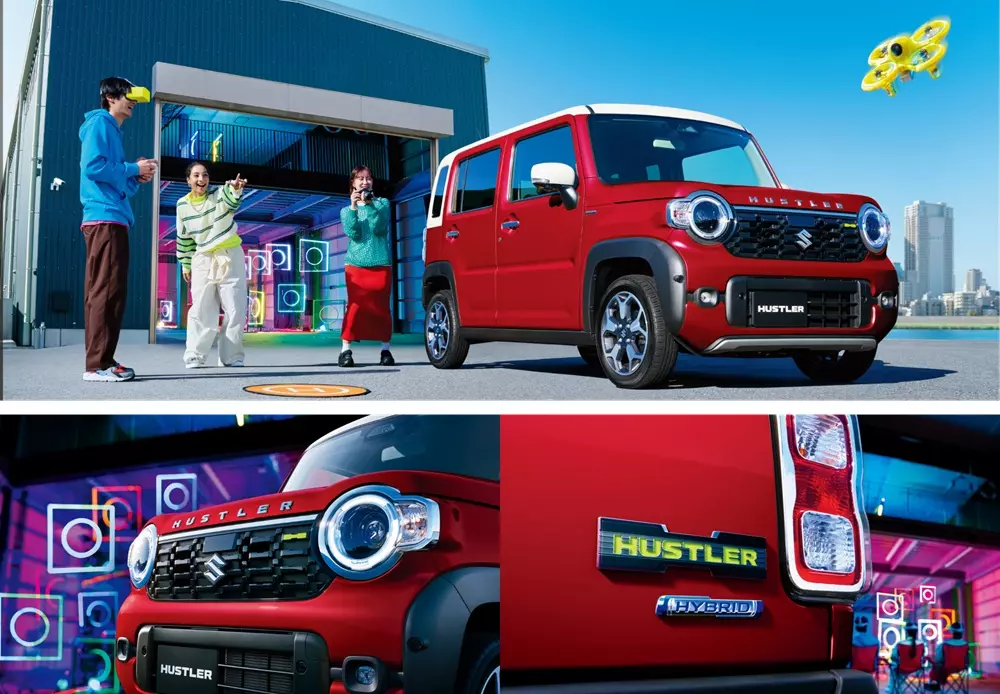 Vén màn Suzuki Hustler phiên bản nâng cấp với thiết kế như “Jimny thu nhỏ” - Ảnh 2. Vén màn Suzuki Hustler phiên bản nâng cấp với thiết kế như “Jimny thu nhỏ” - Ảnh 2.