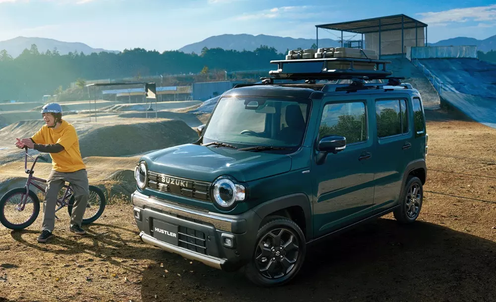 Vén màn Suzuki Hustler phiên bản nâng cấp với thiết kế như “Jimny thu nhỏ” - Ảnh 9. Vén màn Suzuki Hustler phiên bản nâng cấp với thiết kế như “Jimny thu nhỏ” - Ảnh 9.