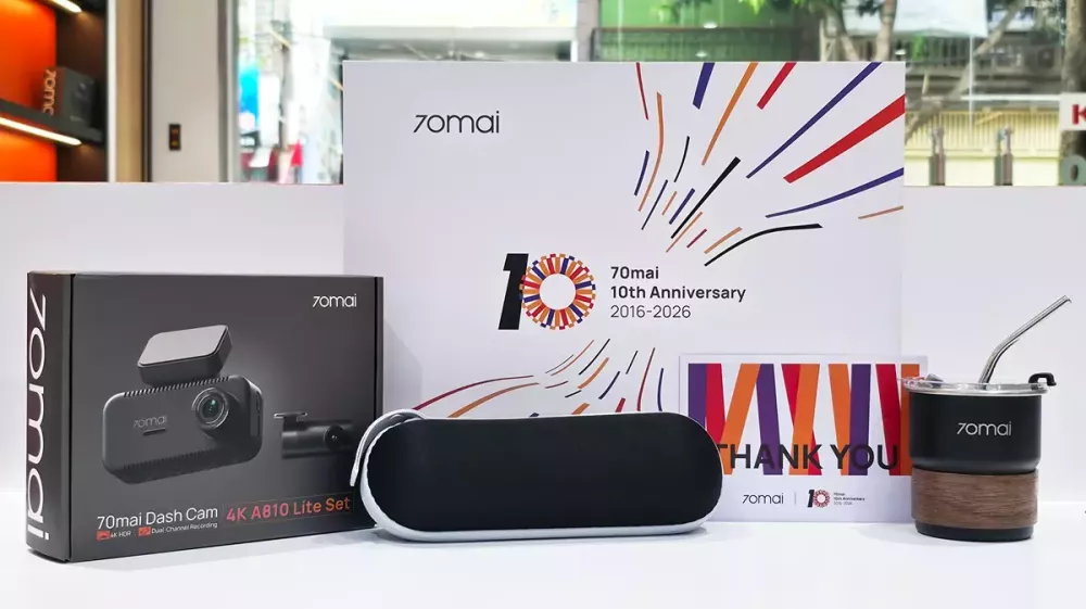 70mai kỷ niệm 10 năm thành lập, ra mắt A810 Lite và chuỗi hoạt động tri ân 70mai kỷ niệm 10 năm thành lập, ra mắt A810 Lite và chuỗi hoạt động tri ân