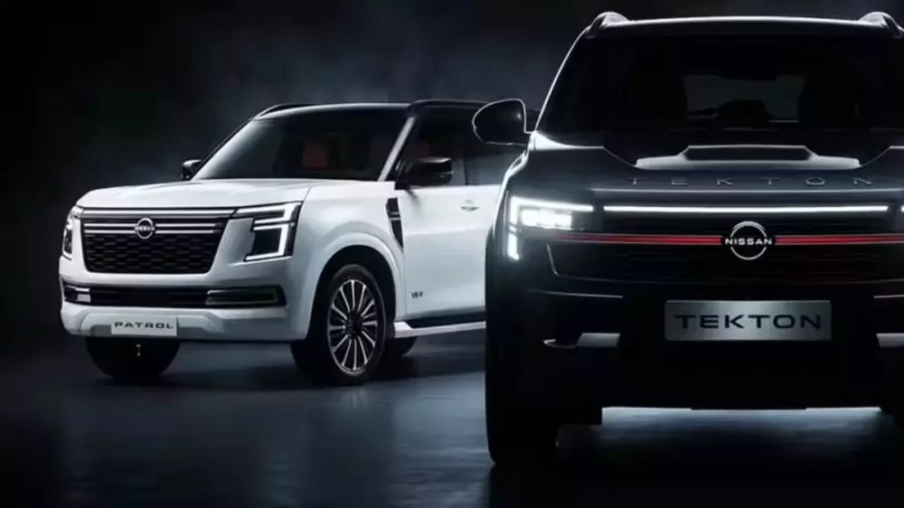 Nissan Tekton lộ thiết kế trước khi ra mắt vào tháng sau, được hãng gọi là "tiểu Patrol" - Ảnh 1. Nissan Tekton lộ thiết kế trước khi ra mắt vào tháng sau, được hãng gọi là "tiểu Patrol" - Ảnh 1.