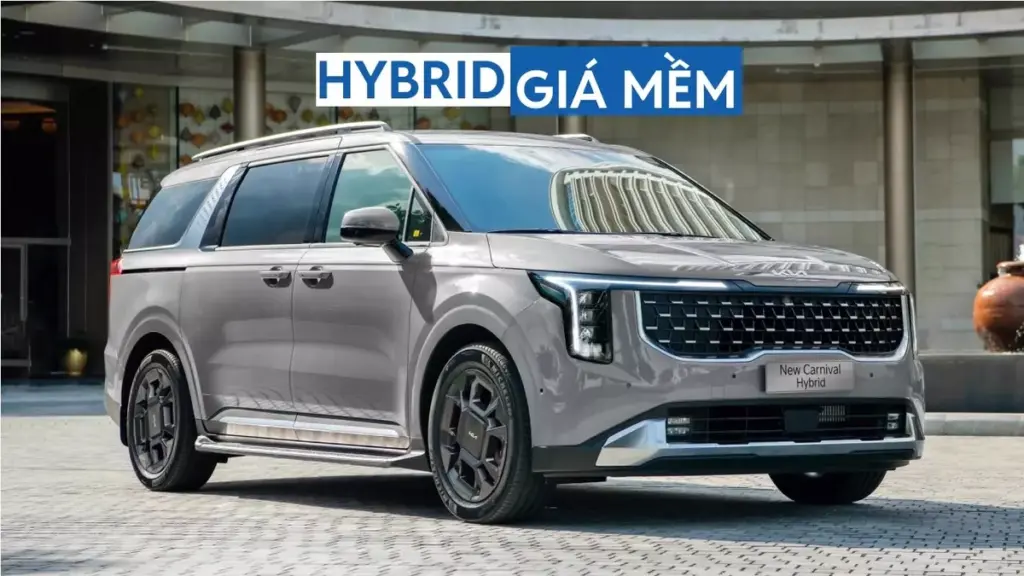 Kia Carnival tại Việt Nam có thêm bản Hybrid 8 chỗ giá 1,379 tỷ, chỉ tốn 4,8L xăng mỗi 100km