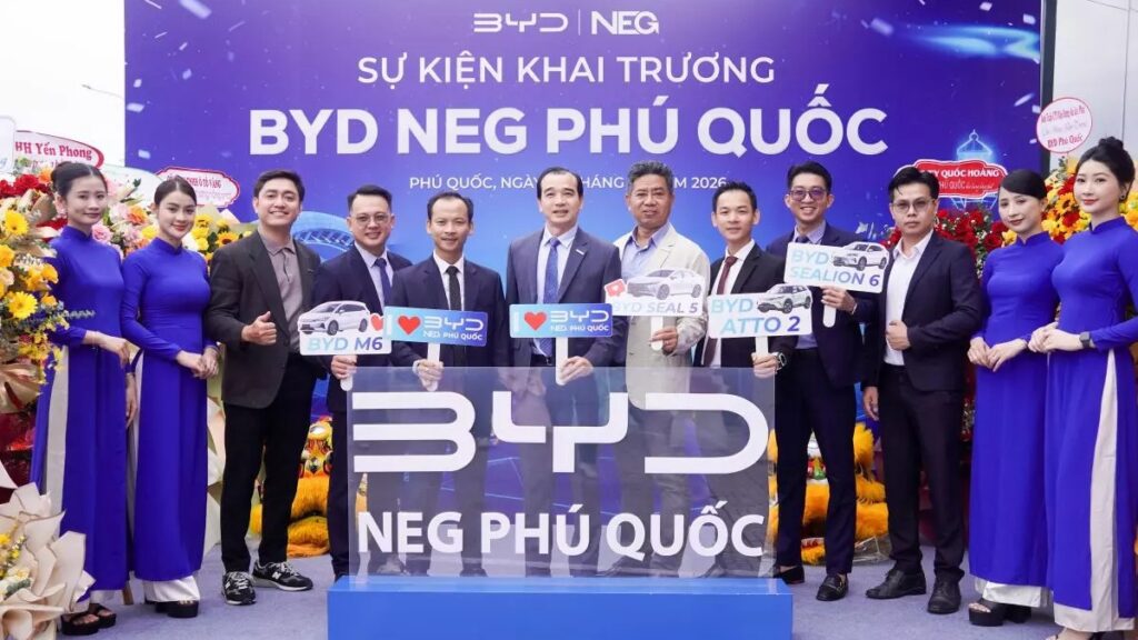 BYD NEG Phú Quốc khai trương showroom chuẩn Quốc tế, thúc đẩy hệ sinh thái giao thông xanh tại đảo ngọc