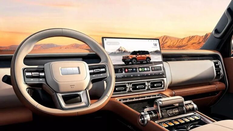 Geely Galaxy Cruiser 700 lộ nội thất, trang bị hệ truyền động hybrid công suất 1.128 mã lực
