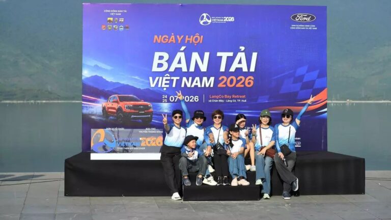 Ford Việt Nam đồng hành cùng Ngày hội Bán tải Việt Nam 2026 tại Huế, quy tụ 350 xe và 1.000 thành viên