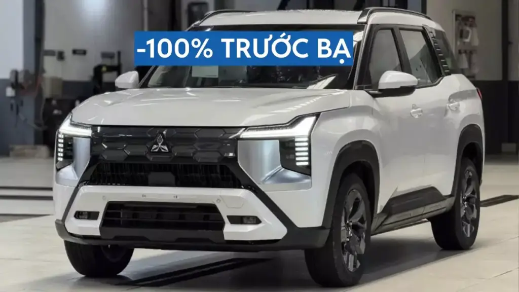 Destinator lần đầu được ưu đãi 100% trước bạ, nhiều mẫu xe Mitsubishi giảm chi phí lăn bánh