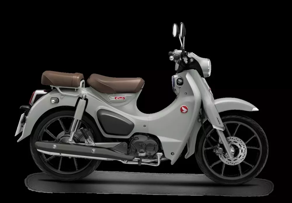 honda-cub-xam-f4a0 Honda Super Cub mới ra mắt tại Việt Nam, có Smart Key, giá từ 89 triệu đồng- Ảnh 1.
