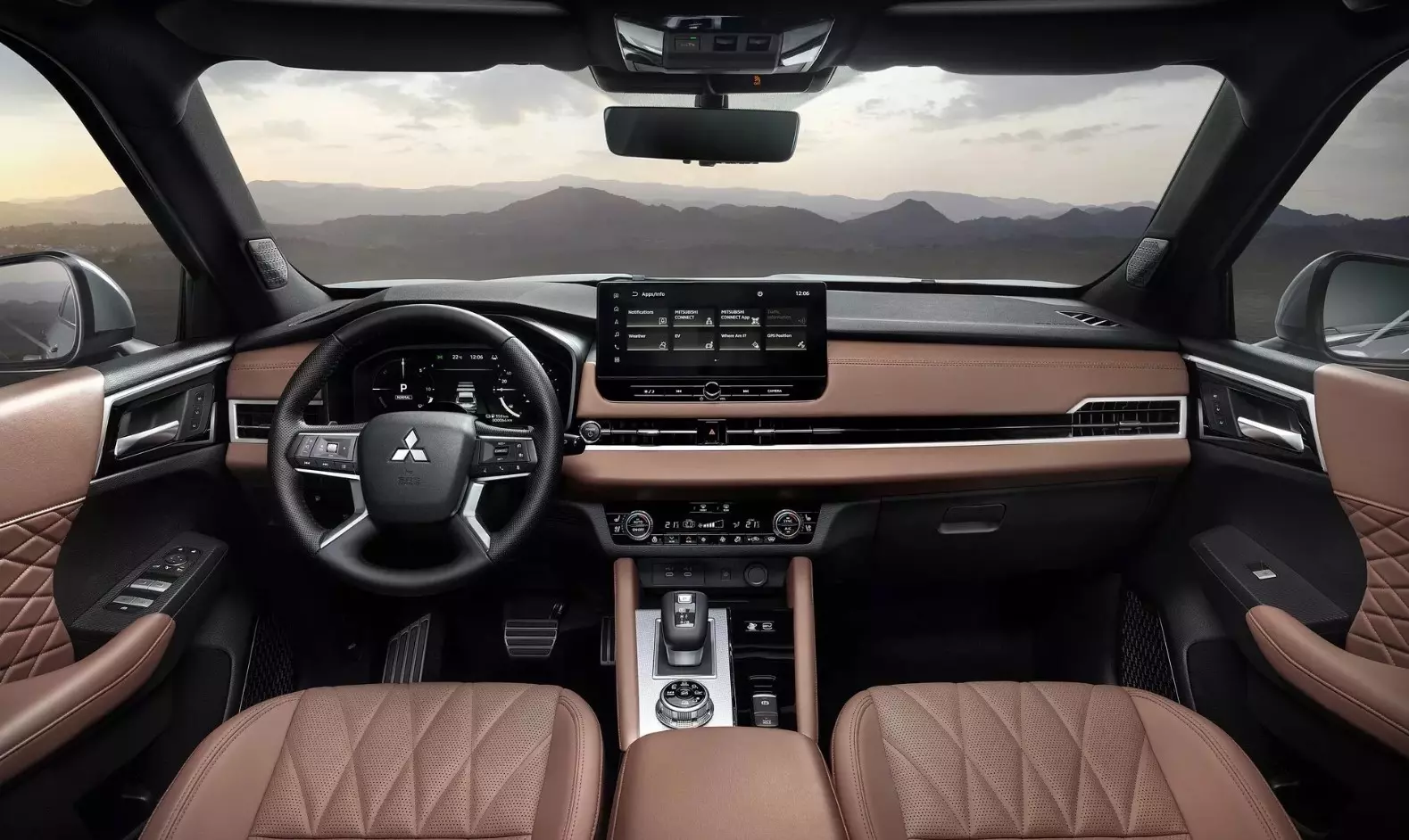 outlander1-085d Khoang lái Mitsubishi Outlander .
